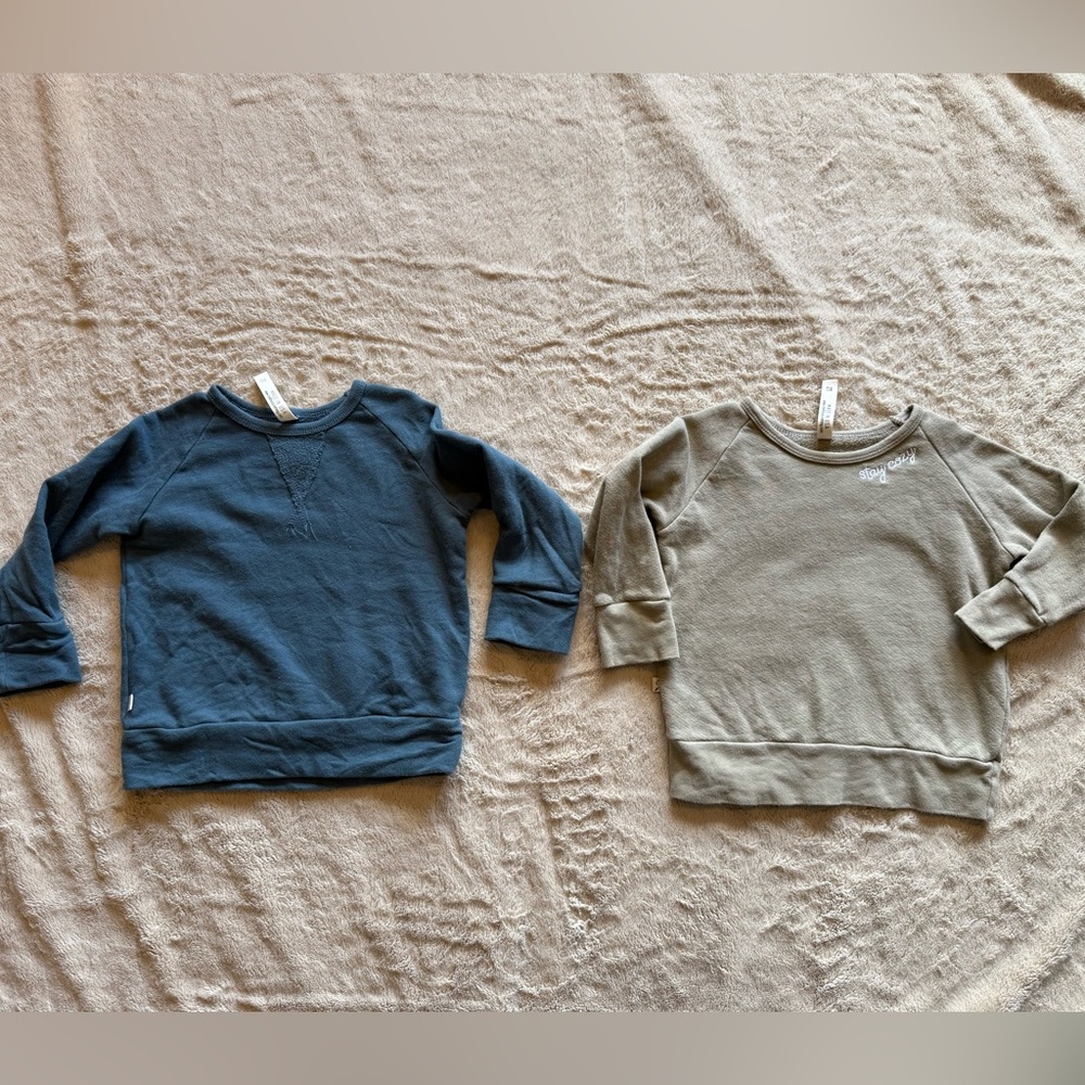 Childhoods Clothing 2T 100% cotton sweatshirt bundle